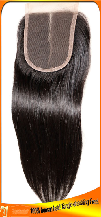 Qualified Peruvian Virgin Human Hair Straight Top Lace Closures Manufacturer,Free Shipping,Bleached Knots