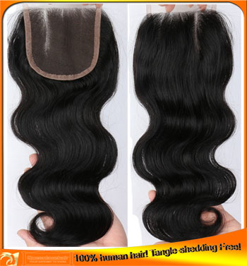 Brazilian Virgin Human Hair Top Lace Closures Maker