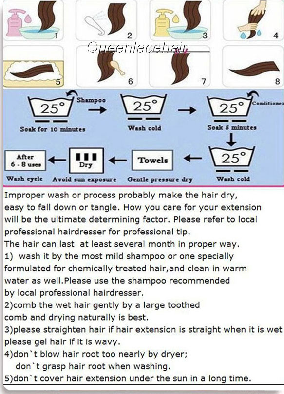wash hair weave