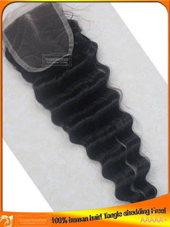 Deep wave lace closure