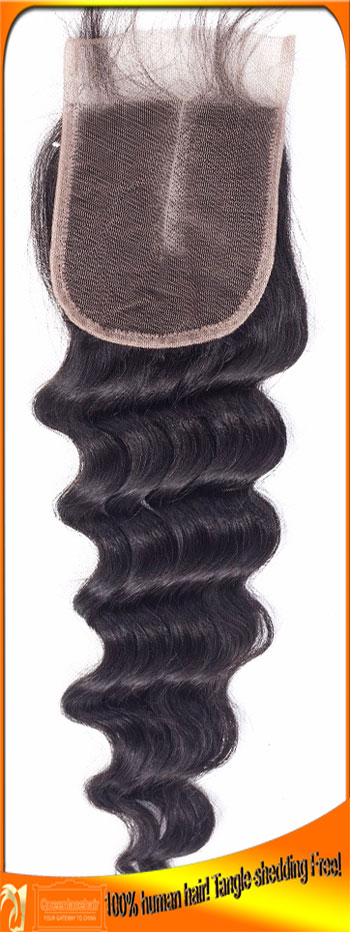 Deep wave lace closure