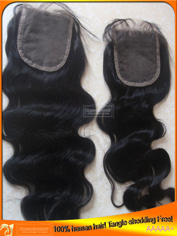 Stocked Indian Human Hair Top Lace Closures Supplier