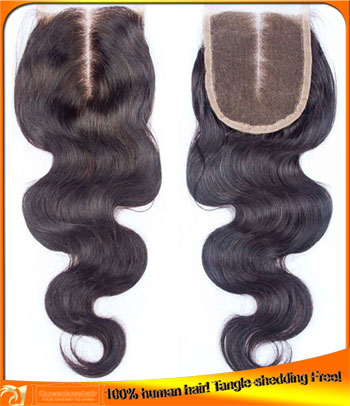 Indian Virgin Pure Human Hair Top Quality Lace Closure Body Wave,Factory Price