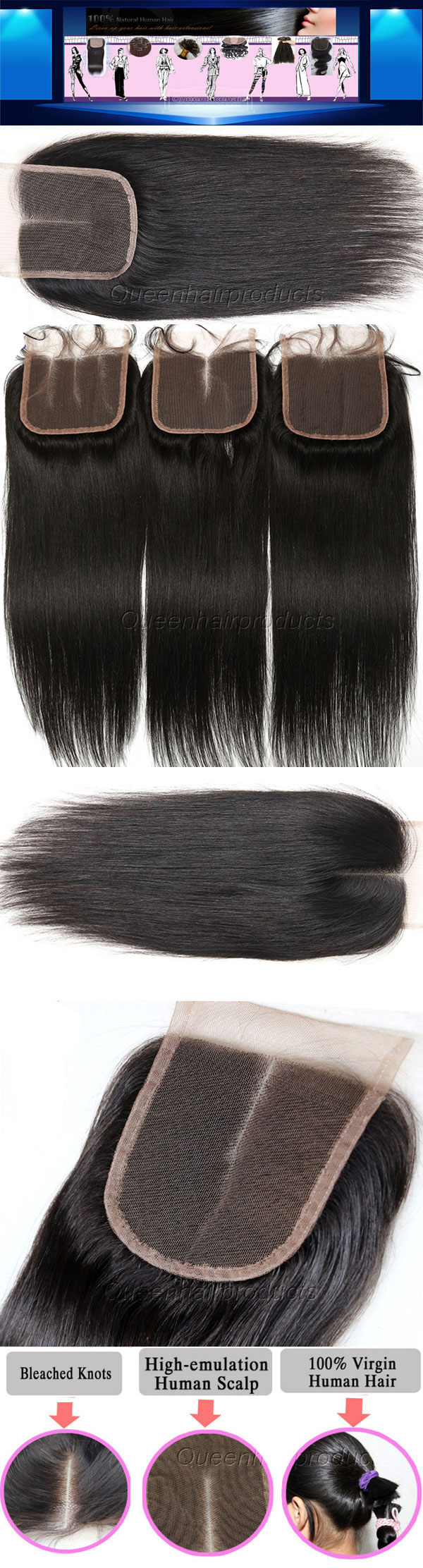 brazilian lace closures wholesale