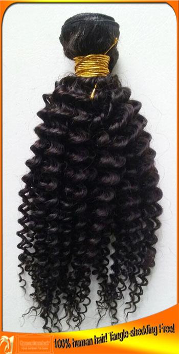 Indian Virgin Kinky Curl Human Hair Wefts,Cheap Price