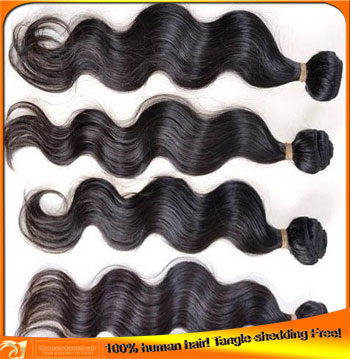 Stocked Body Wave Indian Hair Weaves Factory Price