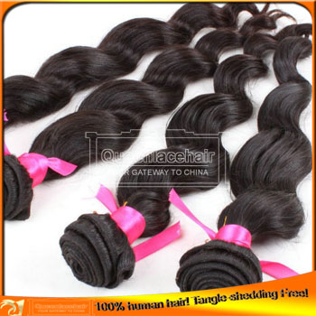 Brazilian Natural Hair Loose Wave Hair Wefts Lower Price