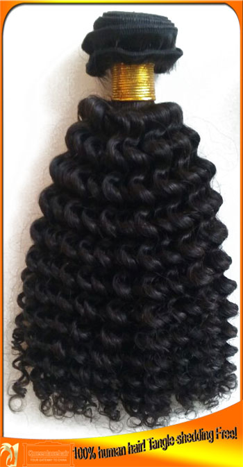 Indian Virgin Kinky Curl Human Hair Wefts,Cheap Price