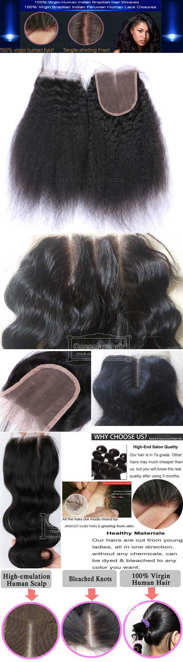 brazilian lace closures price
